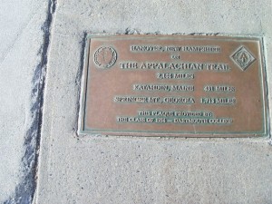 Trail plaque