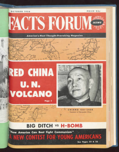 Facts Forum, a series of discussion groups first organized in 1951 to debate news, often with a conservative slant